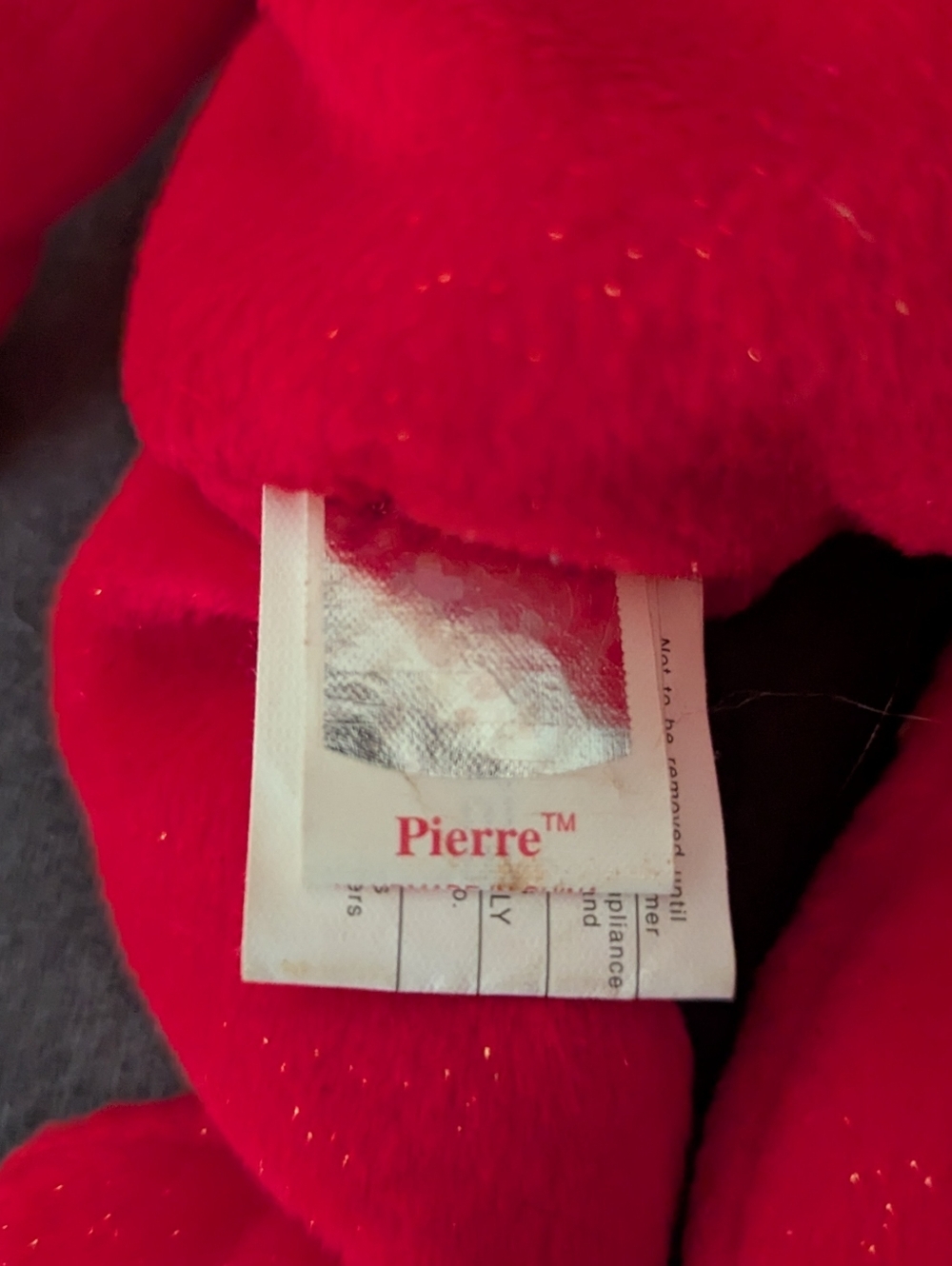 Ty Beanie Baby Pierre the Canada Bear 1999 Canada Exclusive Red Plush NWT - Picture 8 of 9